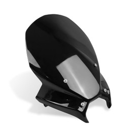 Motorcycle Windscreen Windshield Replacement for Yamaha MT-09 MT09 MT 09 SP 2024 2025 PC Windscreen Double Bubble (Black)