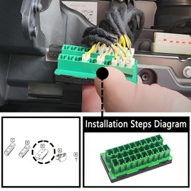 68321746AA CAN Bus Star Splice Block Fuse Connector Compatible with Chrysler Pacifica/Voyager 2017-2025 Jeep Gladiator/Wrangler 2018-2025 Ram 1500/2500/3500 2019-2024 Replace# 2-2272352-5