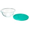 Pyrex Smart Essentials Glass Bowls with Plastic Lids, 8-Piece Set