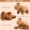 SQEQE Capybara Mommy Plush with 4 Cute Babies Capybara Stuffed