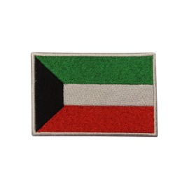 Kuwait Country Flag Patch Iron On Embroidered Applique Patch Kuwait Country Flag Iron On Sew On Emblem Badge