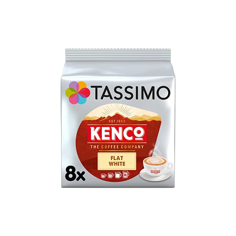 Tassimo Kenco Flat White Coffee Pods x8