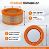 0C8127 Air Filter Compatible with Generac Guardian V-Twin 760cc 990cc