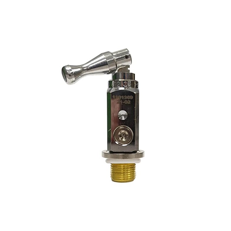Cavagna Post With Toggle Medical Oxygen Valve CGA870, .750" UNF