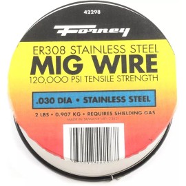 Forney Industries Er308L .030In X 2 Lbs. Stainless Steel Mig Welding Wire