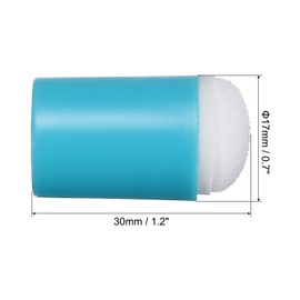 PATIKIL Finger Sponge Daubers, 20 Pack Finger Painting Sponge Set Craft Drawing Sponge Dauber for Art Ink Crafts Card Making Chalk, Blue