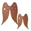 Storm's Gartenzaubereien 2 Angel Wings Metal in Rust Look with