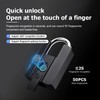 NexusLab Smart Fingerprint Door Lock, Rechargeable 1-Year Battery（500mAh）, 4 Unlock