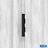 XFORT 3 Inch (75mm) Matt Black Ball Bearing Hinges, Steel