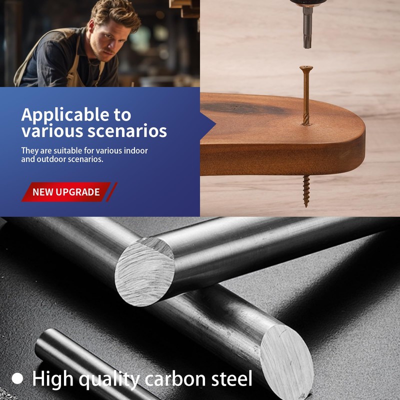 SG TZH #9 x 2-1/2" Deck Screws (81Pcs) 1lb. Carbon