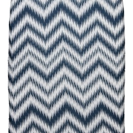 Ironing Board Cover and Pad (Blue Chevron), 100% Cotton with Ultimate Double Padding by Seymour Home Products; Fits Full Size Board | Stain and Scorch Resistant; Elastic Edge | Laundry Accessories