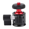 Aluminum Alloy Mini Ball Head, 360 Degree Rotation, 1/4 inch