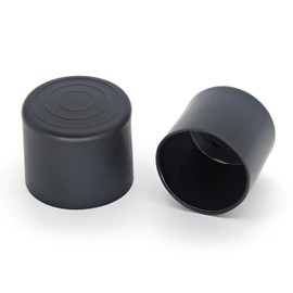 8 Pack 1.25 inch（32mm） Round Plastic Tubing Plug,Black End Caps for Metal Tubing,Hardware Plugs, Fences, Glide Protection from Chair Legs and Furniture