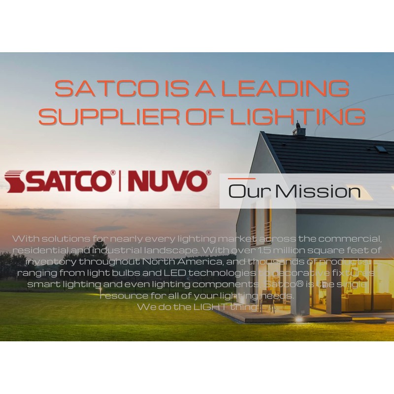 Satco S3862 Medium Light Bulb in Chrome finish, 4.38 inches