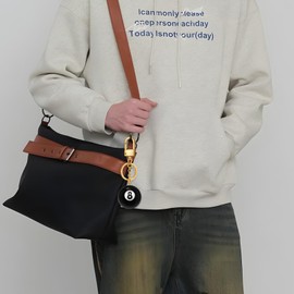 VEDAIM Y2K 8 Ball Keychain Large Pool Ball Keychain Accessory Purse Charm Car Key Chain For Men Women