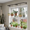 Crehomfy Industrial Pipe Clothes Rack with 3 S-shaped Hooks, 72’'L