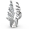 Soft Serve Ice Cream Cone Cookie Cutter Set in Assorted