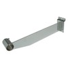 12" Slatwall 1.25" Diameter Round Tube Holding Hangrail Bracket for