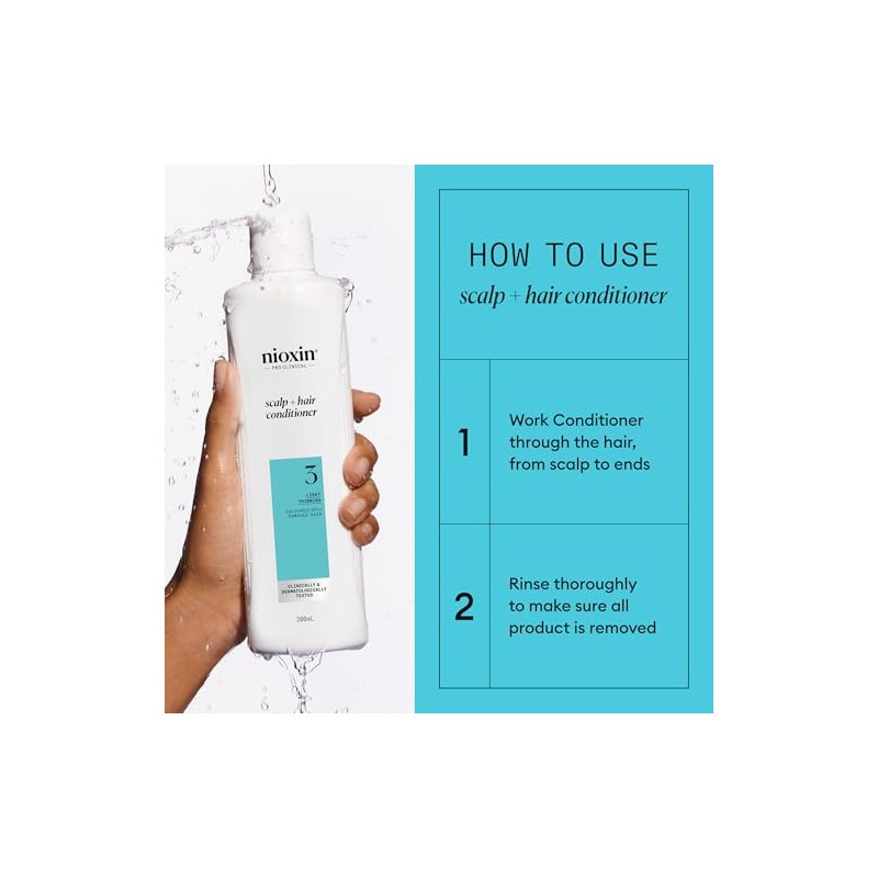 Nioxin System 3 - Hair Thickening System For Damaged Hair