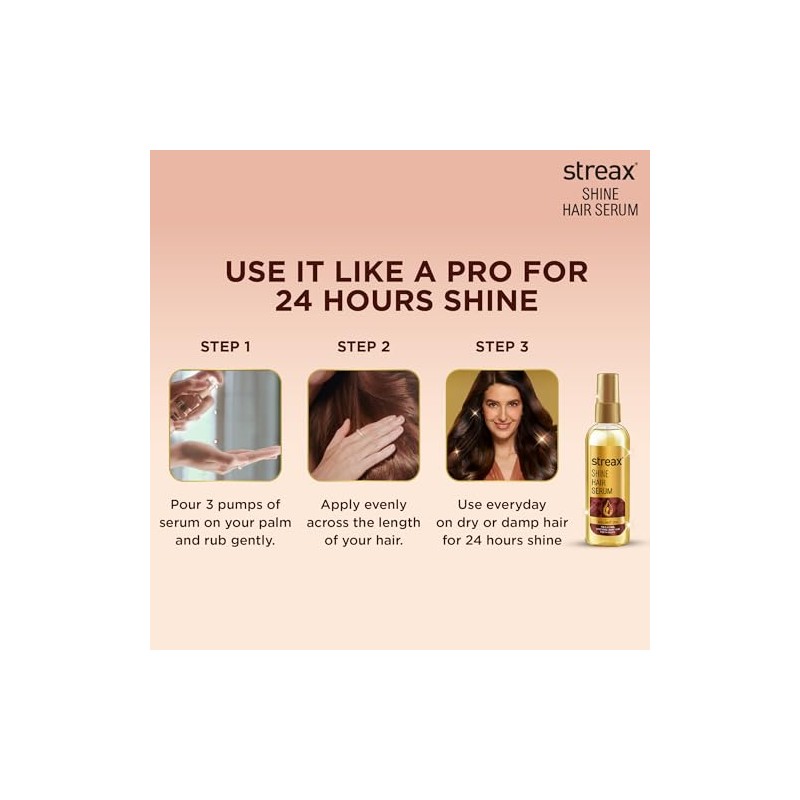 Streax Vitalized Hair Serum(300 ml)