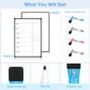 Weekly Calendar for Fridge,12×8” Magnetic Fridge Calendar Refrigerator Calendar, Weekly