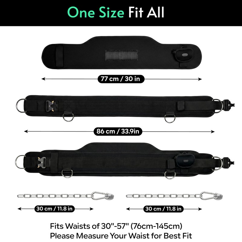 Crostice Squat Belt Attachment Compatible with Tonal Machine, Dual-Layer Hip