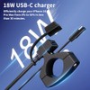 Cliff Top Waterproof Motorcycle USB Charger, 18W PD USB-C Quick
