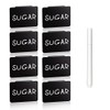 Plastic Basket Label Clip, Bin Clip Labels for Baskets Pantry Storage Box Label Holder for Kitchen Office Home School Organization (8 Pcs Label Bins Clip + 1 White Chalk Maker)