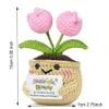 SDOFY 80th Birthday Gifts for Women Her Handmade Crochet Tulip