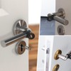 6pcs Door Handle Buffers, 8-Shaped Transparent Door Stopper Latch, Door