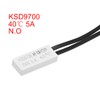 uxcell KSD9700 Thermostat, 40℃ Normally Open Temperature Switch, N.O 5A