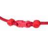 Phiten Rakuwa X50 Necklace, Slim Type, Red, 15.7 inches (40