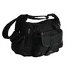 EyeCatchBags New York Cross Body Messenger Canvas Shoulder Bag Black