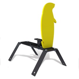 ATFLBOX 3/8'' AR500 Auto Reset Target, 12.5x5.5 inch Prairie Dog Steel Shooting Target with Stand for Shooting Range, Suitable for Pistol, Rifle, Handgun, Shotgun, Rimfire