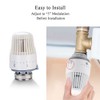 Thermostatic Radiator Head, 2 Pcs M30x1.5 Smart Radiator Thermostat Radiator