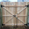 SANKINS 18" Cane Bolt Drop Rod Heavy Duty Hardware Black