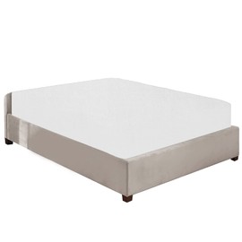 100% Brushed Cotton Flannelette 40CM/16" Extra Deep Fitted Sheets in 12 Colours (King, White)