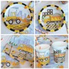 Construction Birthday Party Supplies, Truck Party Decorations Kits Set -Included