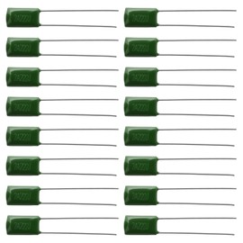 ECSiNG 100pcs 2.2nF Electric Guitar Tone Bleed Capacitor Replacement Part 2A222J Suitable for Most Guitar