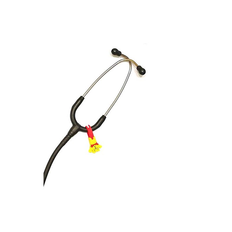 Stethoscope Charms Clip - Medical Gift Yellow Bear