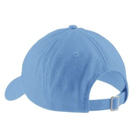 Port & Company - Brushed Twill Low Profile Cap. - Carolina Blue - OSFA