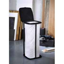 mysmartbuy.com Collapsible Camping Bin 50L - Foldable Caravan Travel Portable Waste Bin 3 Stage Height Adjustable - 69cm Tall Folding Refuse Dustbin Bag Holder Stand