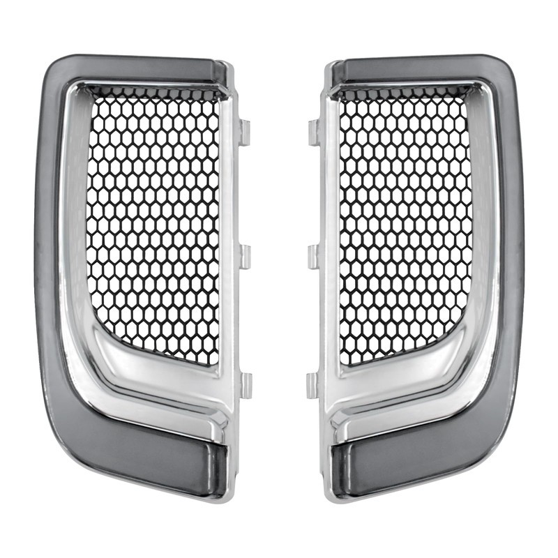 HDBUBALUS Engine Guard Lowers Grills Leg Fairing LED Turn Signal