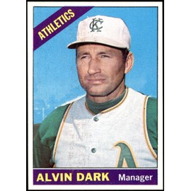 1966 Topps # 433 Al Dark Kansas City Athletics (Baseball Card) NM/MT Athletics