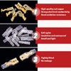 Hilitchi 720Pcs Gold Quick Splice Male and Female Wire Spade