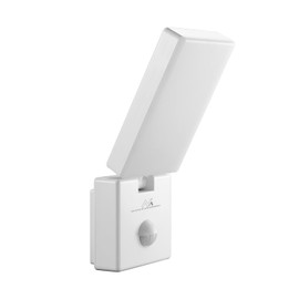 Maclean LED lamp MCE516 W with PIR motion sensor white 10W IP65 800lm 4000K