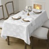 Romanstile Jacquard Rectangle Tablecloth, Waterproof Elegant Damask Pattern Table Cloths,