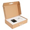 Sharmgoria Laptop Shipping Box Secure Mailer Boxes with Carrying Handle,