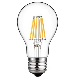 tebio Dimmable LED A60 Bulb, 8W Energy - Saving Light, Classic Globe Shape for Home Lighting