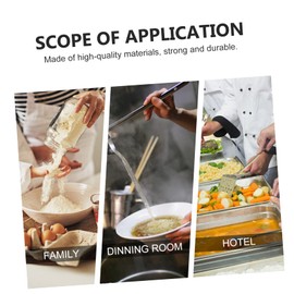 Ciieeo Stainless Steel Cooking Spoon with Wooden Handle Versatile Ladle for Soup Stews Sauces Lightweight Kitchen Tool for Home Professional Chefs